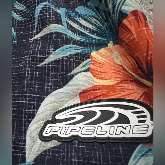 Pipeline Floral Tropical Print Swim Trunks - XL - Picture 5 of 8